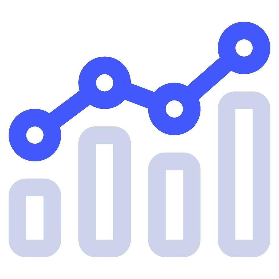 Analytics Icon Illustration for web, app, infographic, etc vector