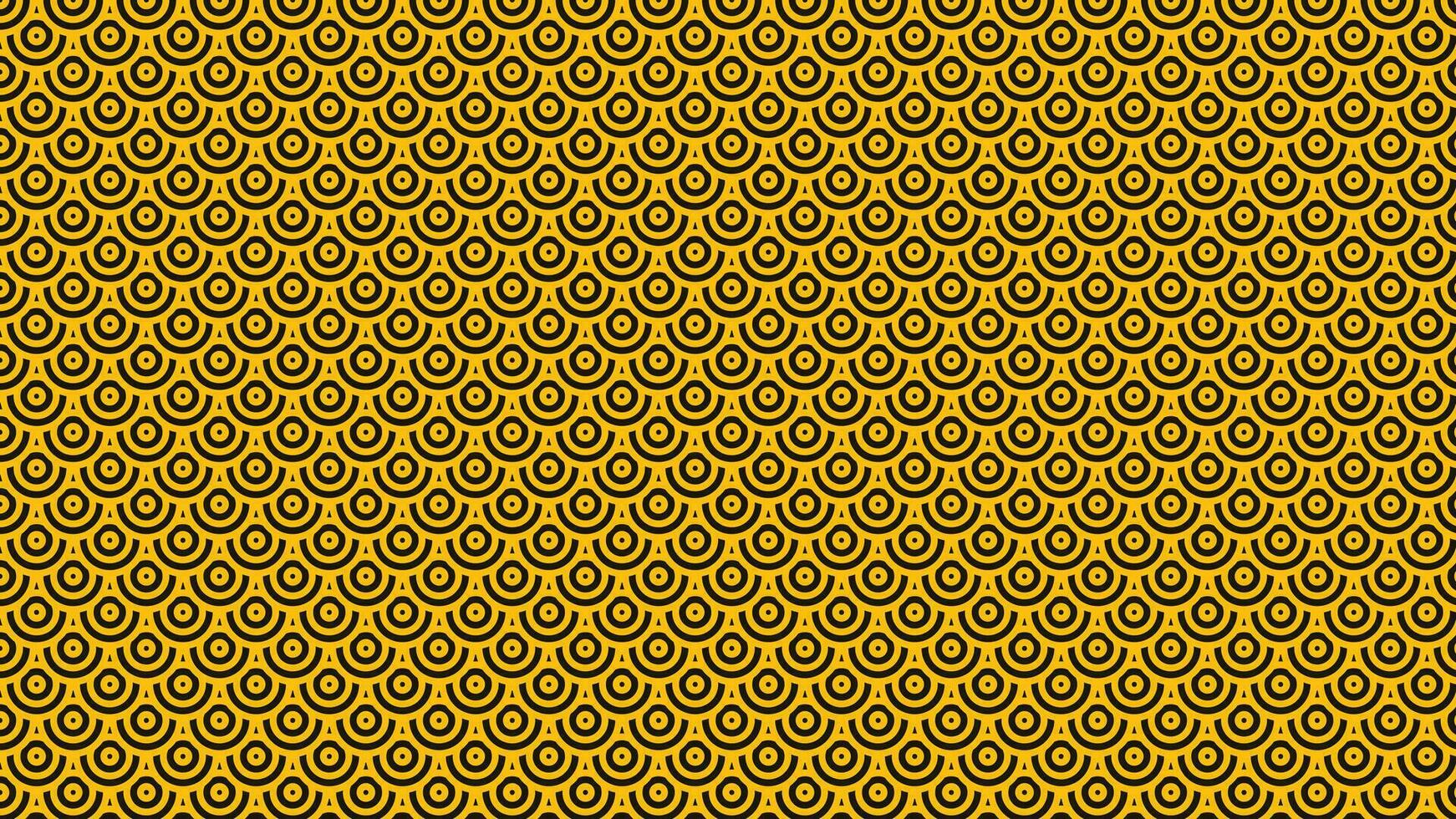 Abstarct simple minimalist pattern in yellow. vector