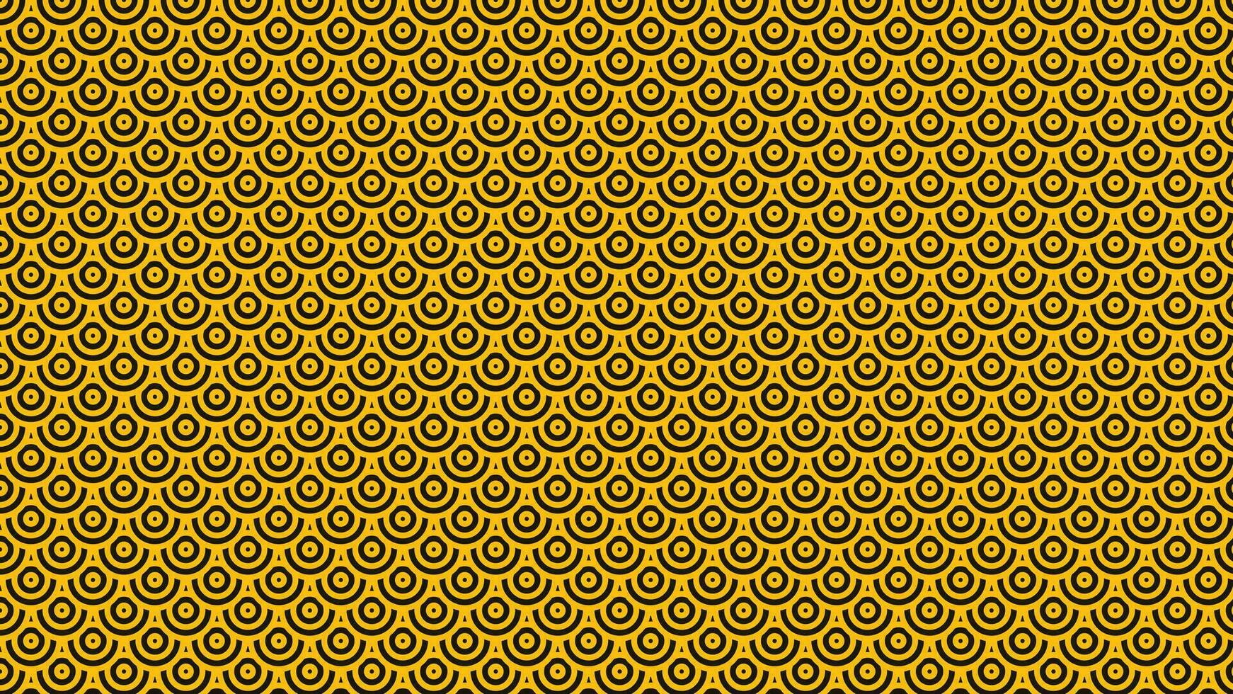 Abstarct simple minimalist pattern in yellow. vector