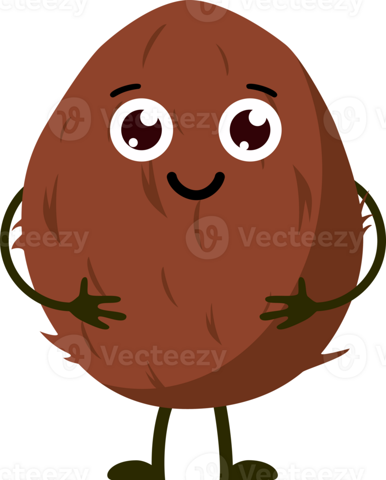 Cartoon funny fruits. png