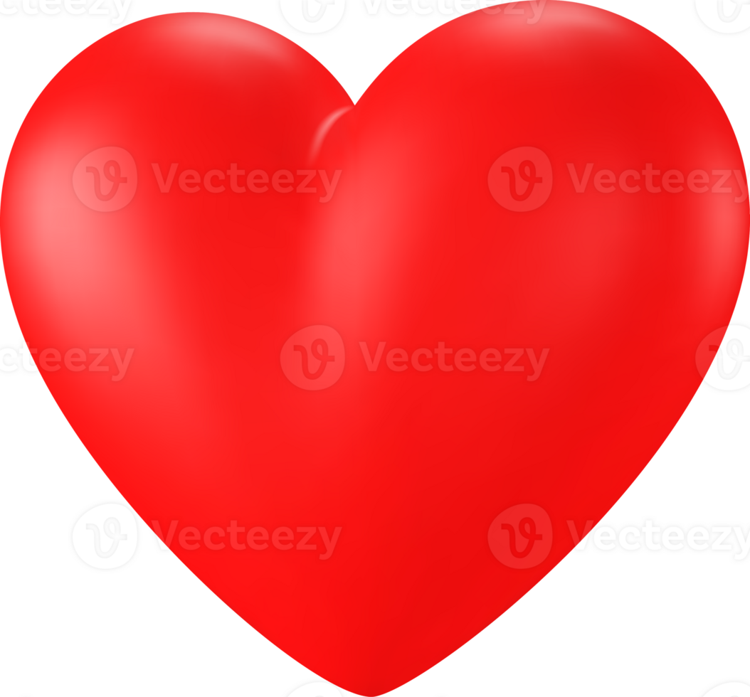 Shiny 3d heart. png