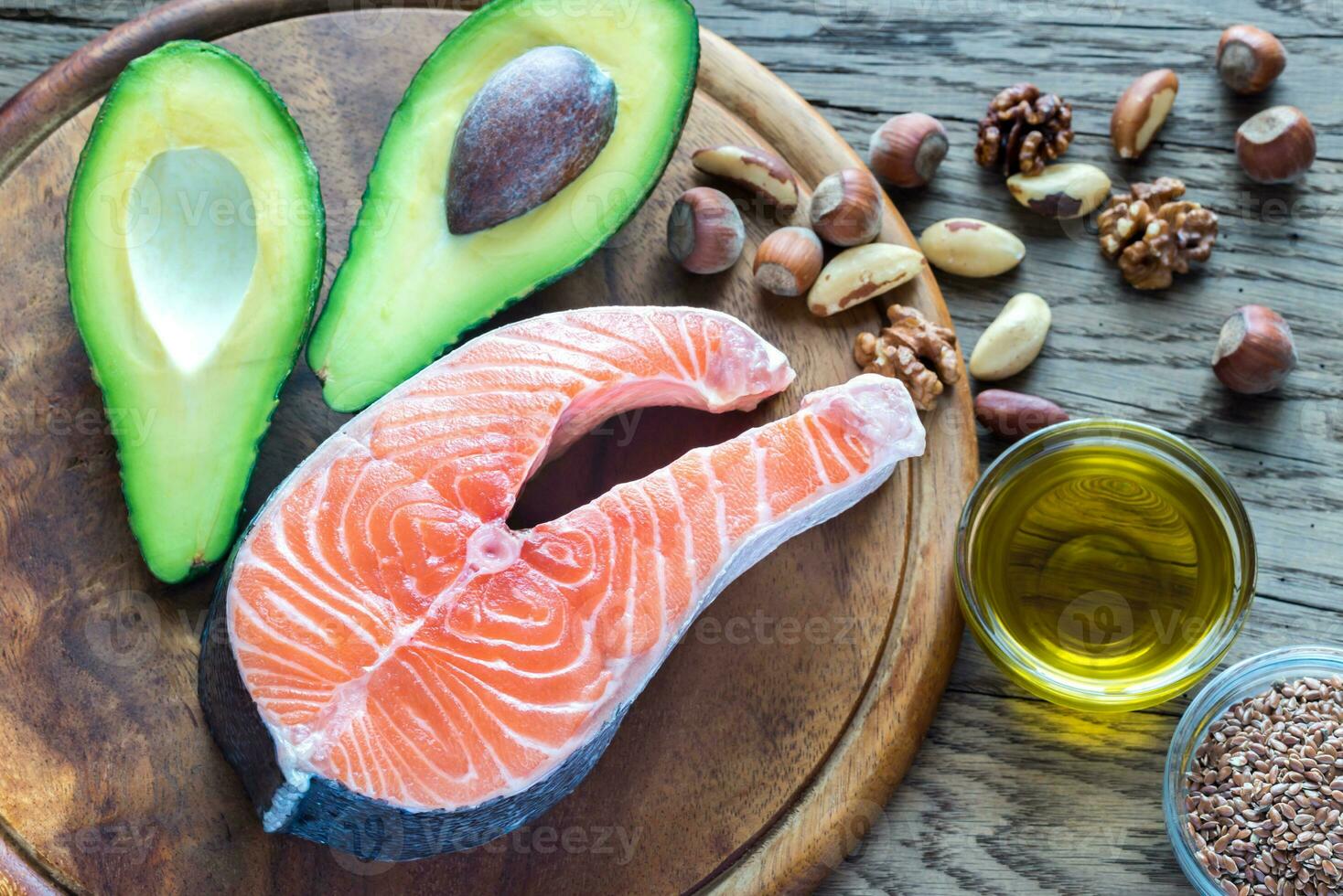 Food with Omega-3 fats photo