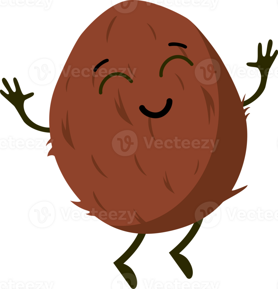 Cartoon funny fruits. png