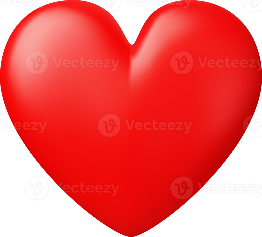 Shiny 3d heart. png