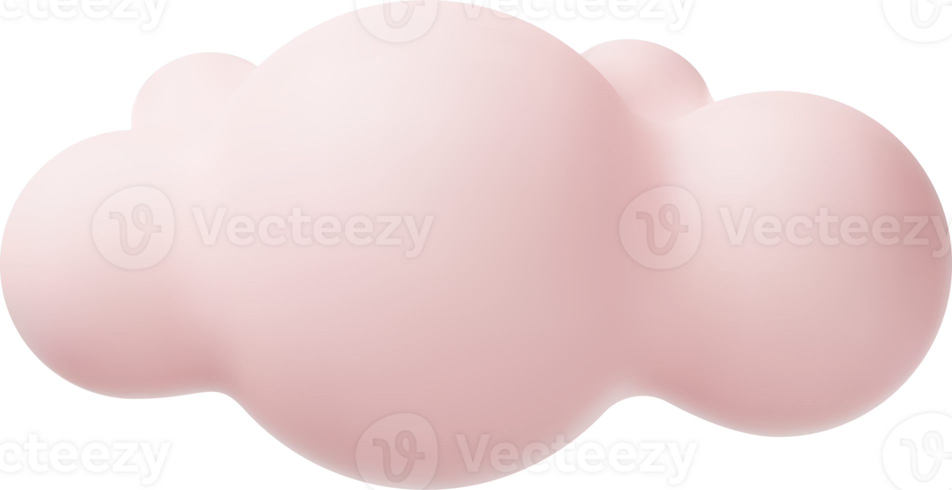 3d pink clouds png