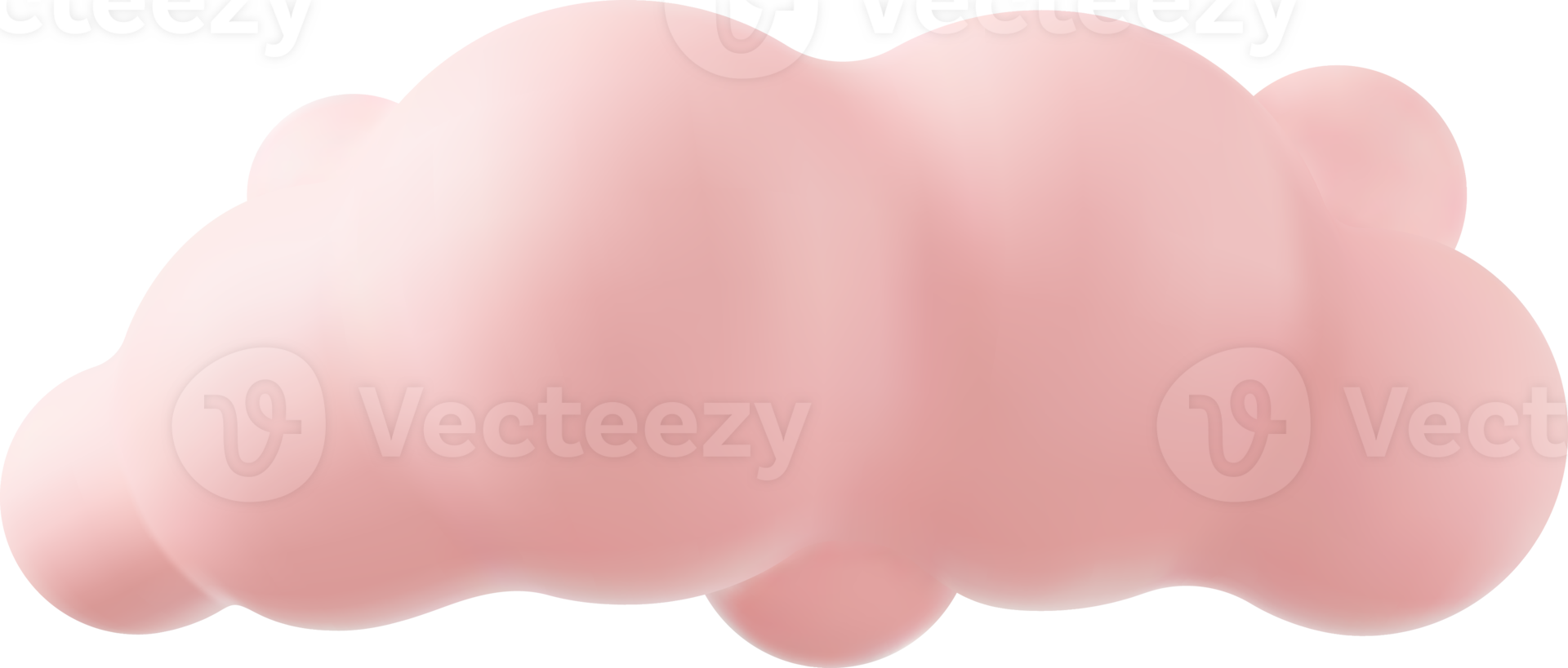 3d pink clouds png