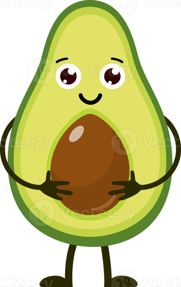 Cartoon funny fruits. png