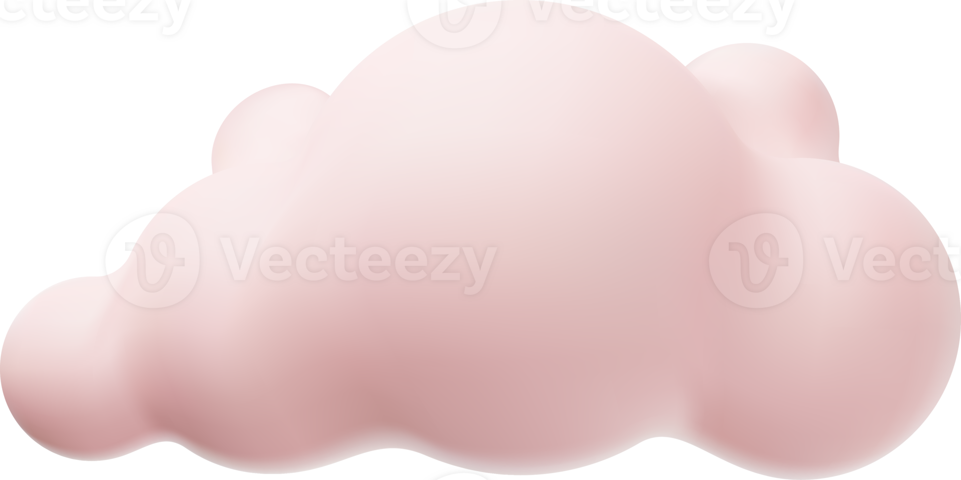 3d pink clouds png