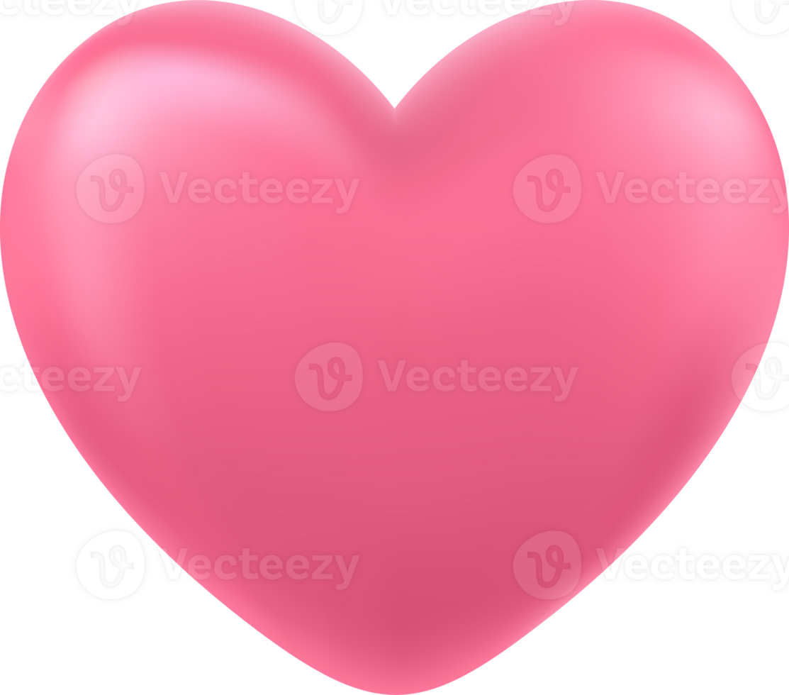 Shiny 3d heart. png