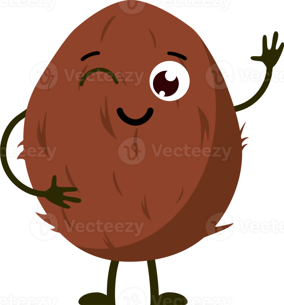 Cartoon funny fruits. png