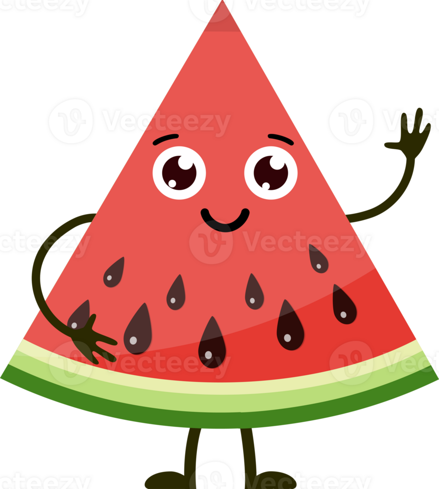 Cartoon funny fruits. png