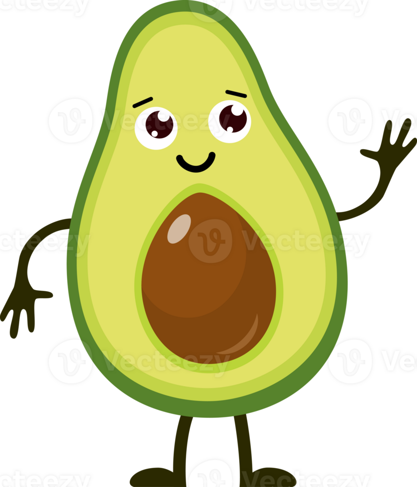 Cartoon funny fruits. png