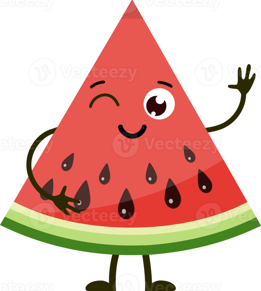Cartoon funny fruits. png