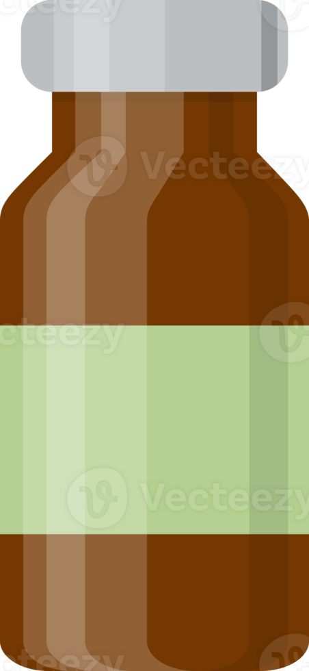medicine bottles with labels and pills. png