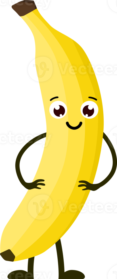 Cartoon funny fruits. png