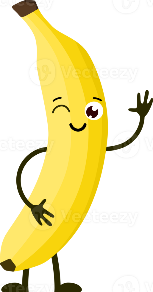 Cartoon funny fruits. png