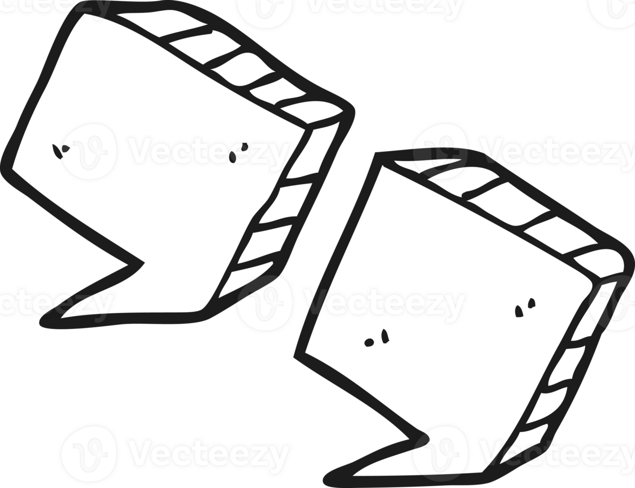 black and white cartoon quotation marks png
