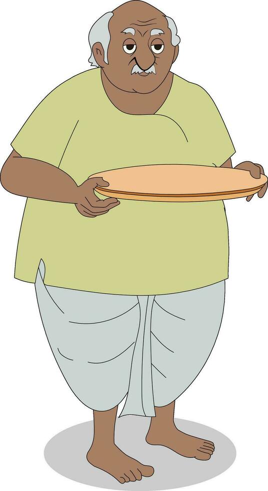 Indian Child Character Indian Old Character Indian Young Character 2D Cartoon vector