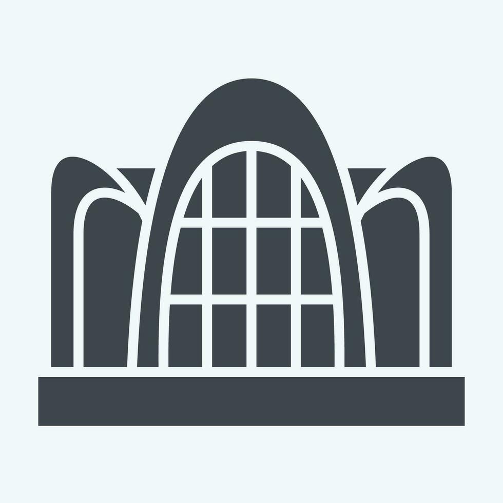 Icon Oceanografic. related to Spain symbol. glyph style. simple design editable. simple illustration vector