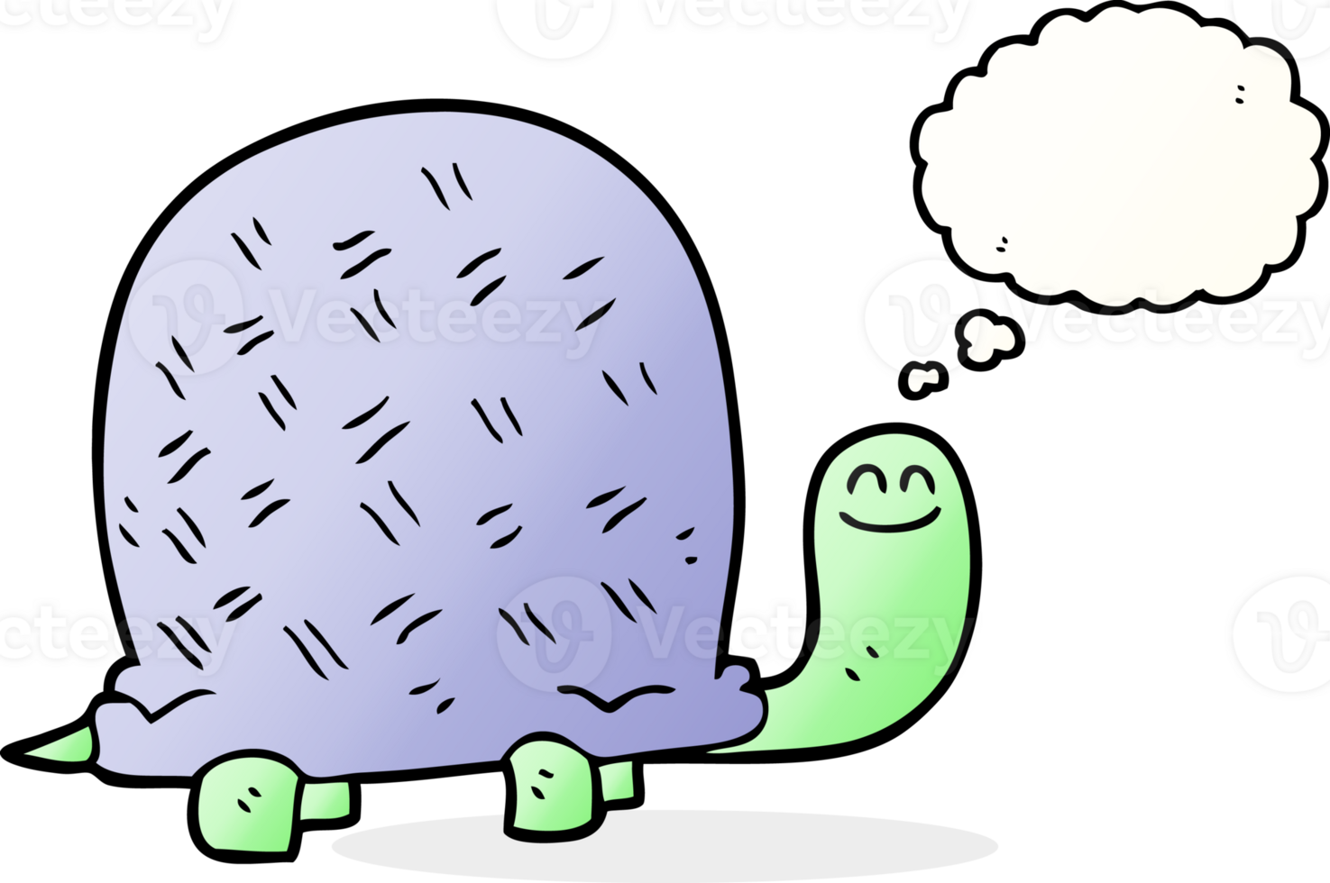thought bubble cartoon turtle png