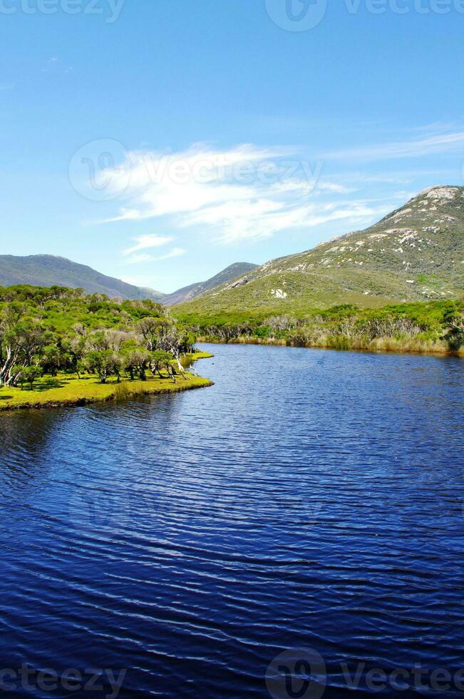 Mountains river in Australia photo