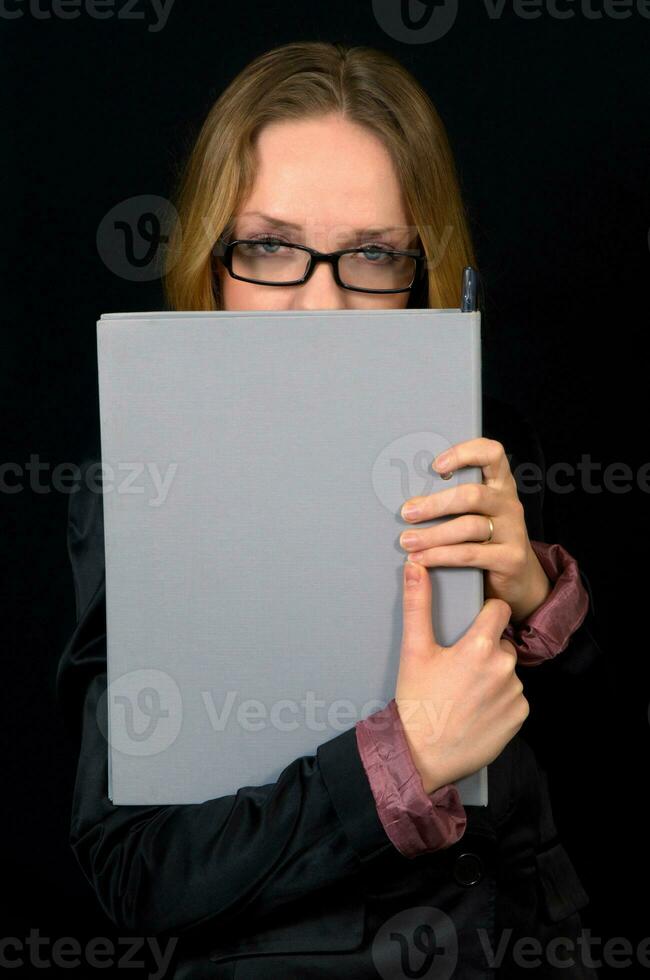 retrato de mujer de negocios foto