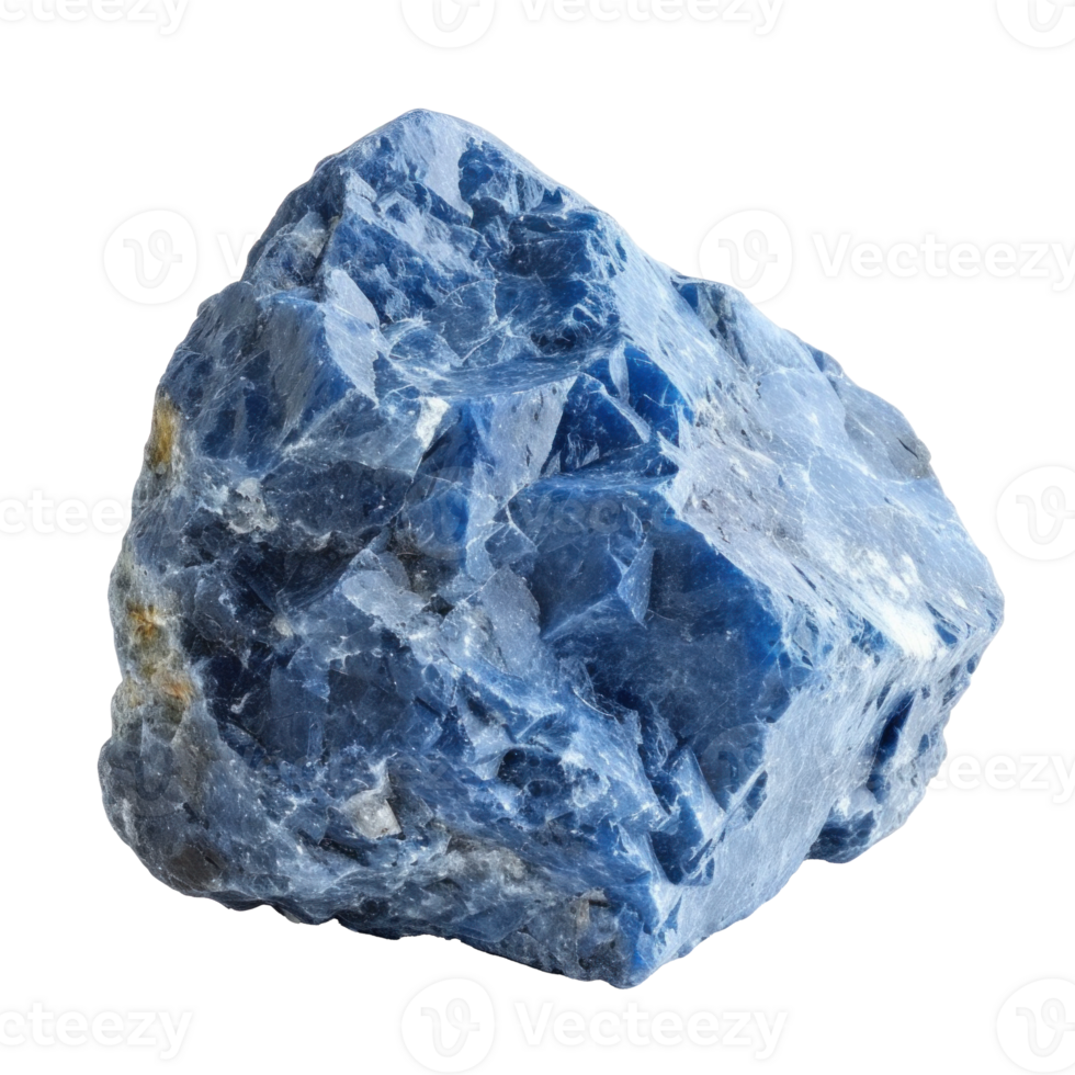 AI generated Blue Rock on Transparent Background png