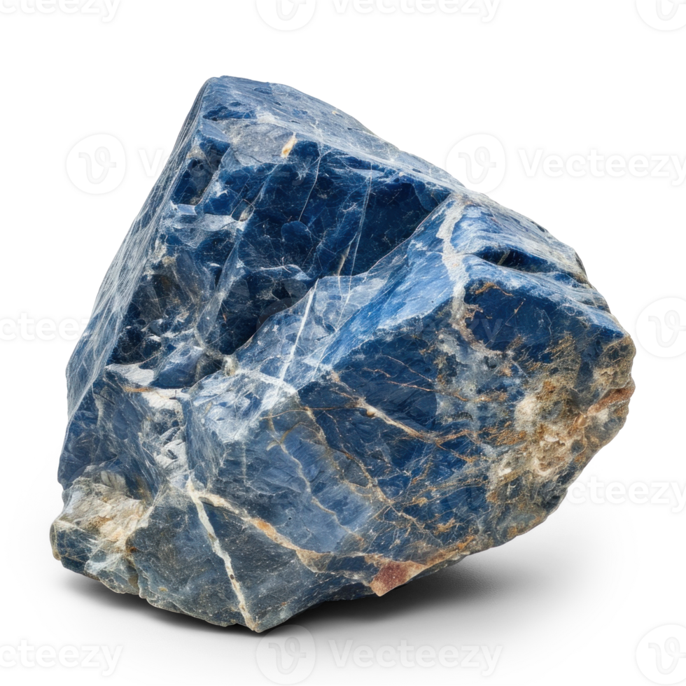 AI generated Blue Rock on Transparent Background png