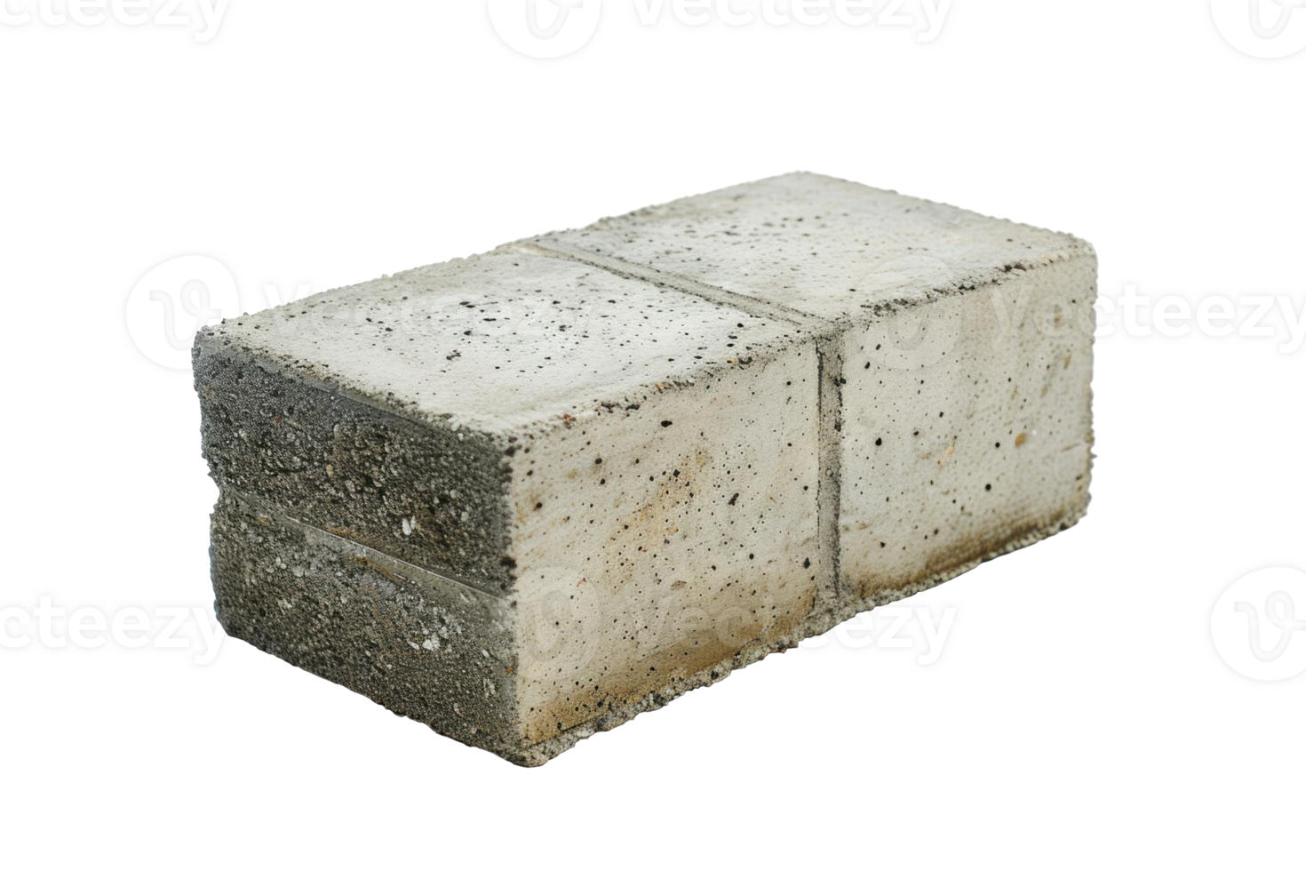 AI generated Sturdy Concrete Block Isolated Design 36334248 PNG