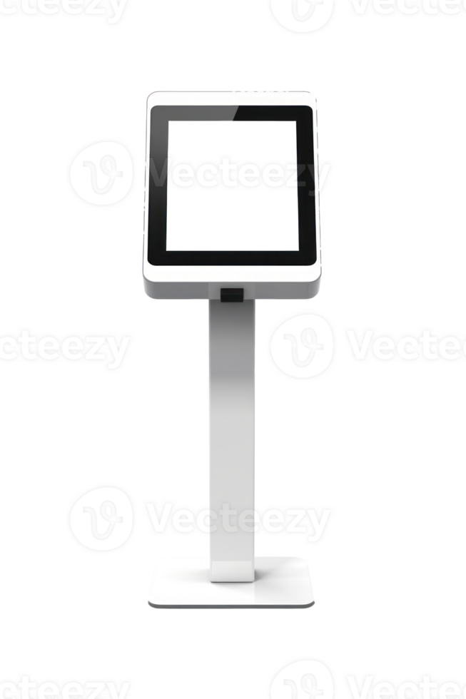 AI generated Modern Digital Signage Display Isolated png