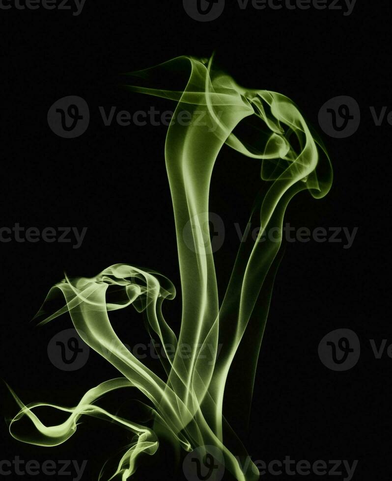 smoke on black photo