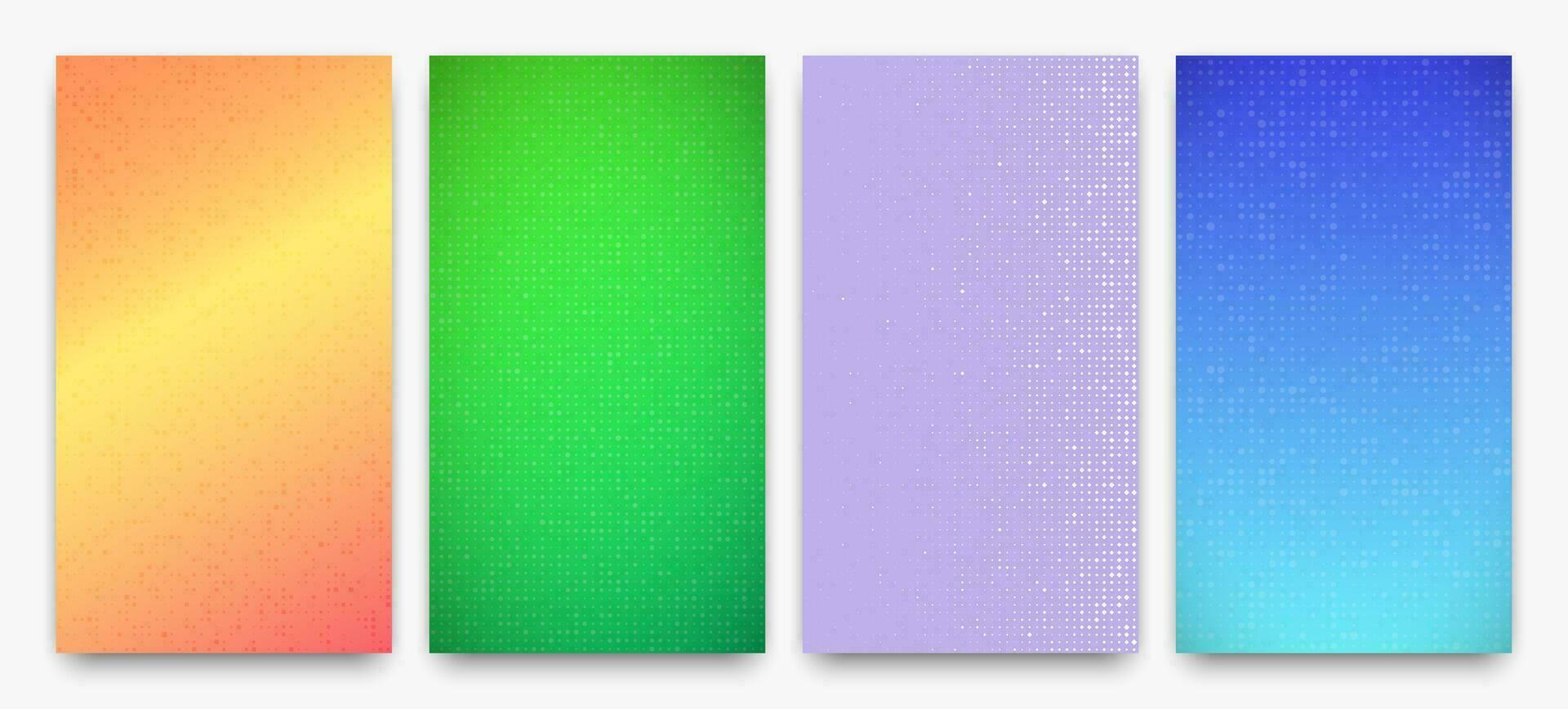 Abstract gradient geometric background of squares vector