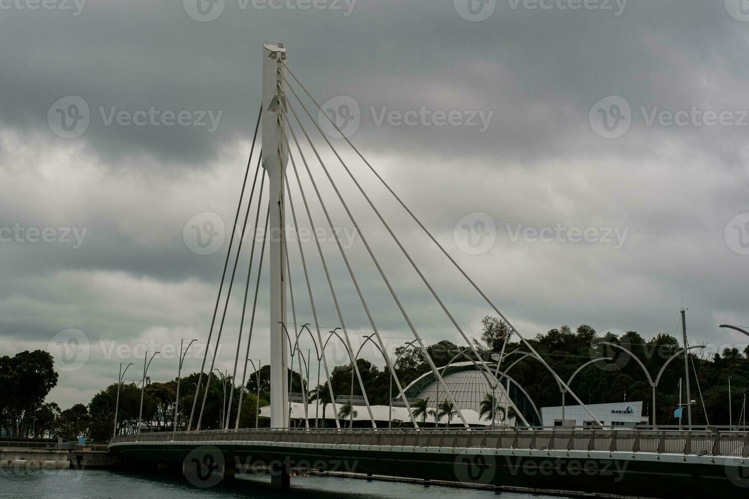 Short Vehicle Bridge Across Ocean photo