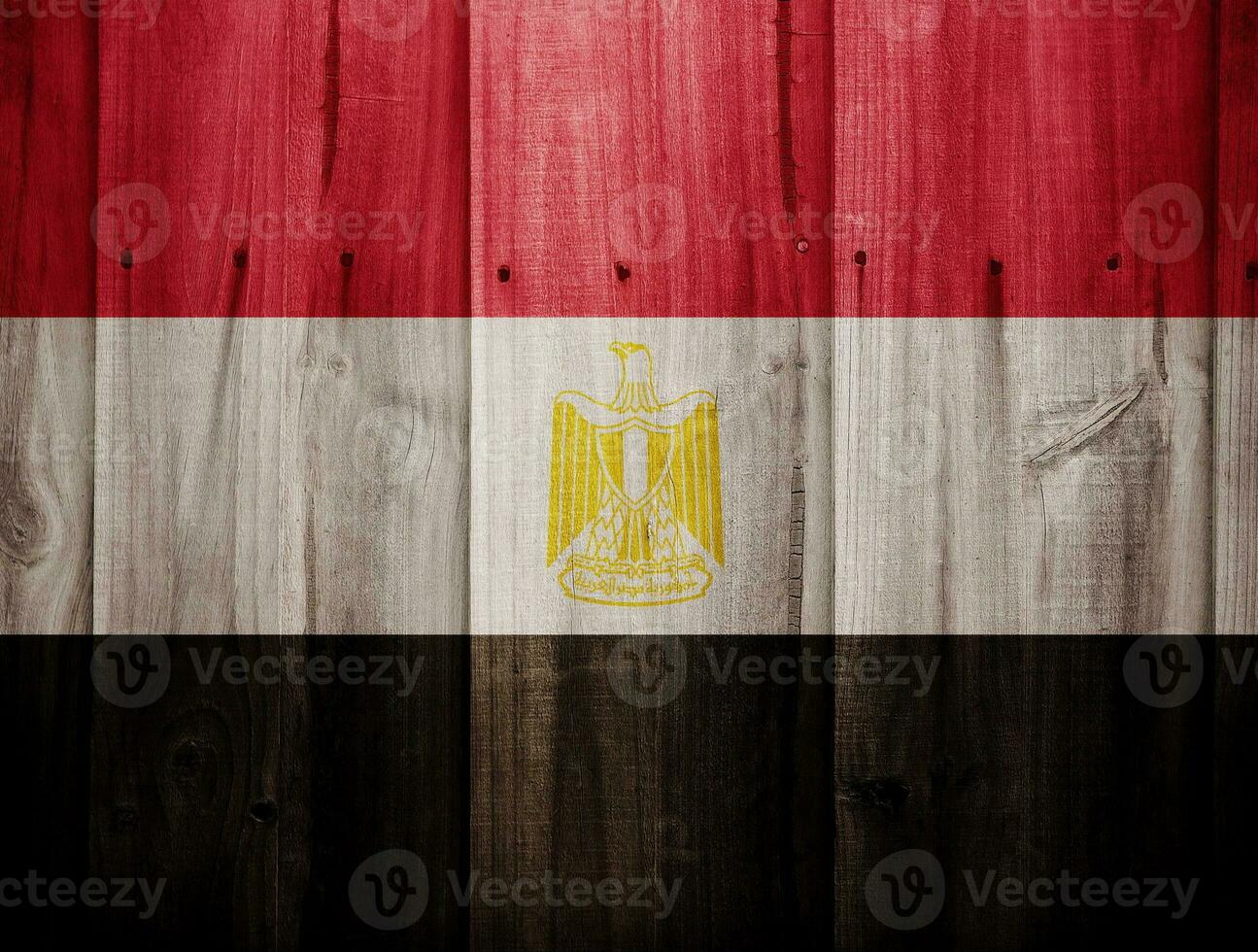 wooden texture with flag photo