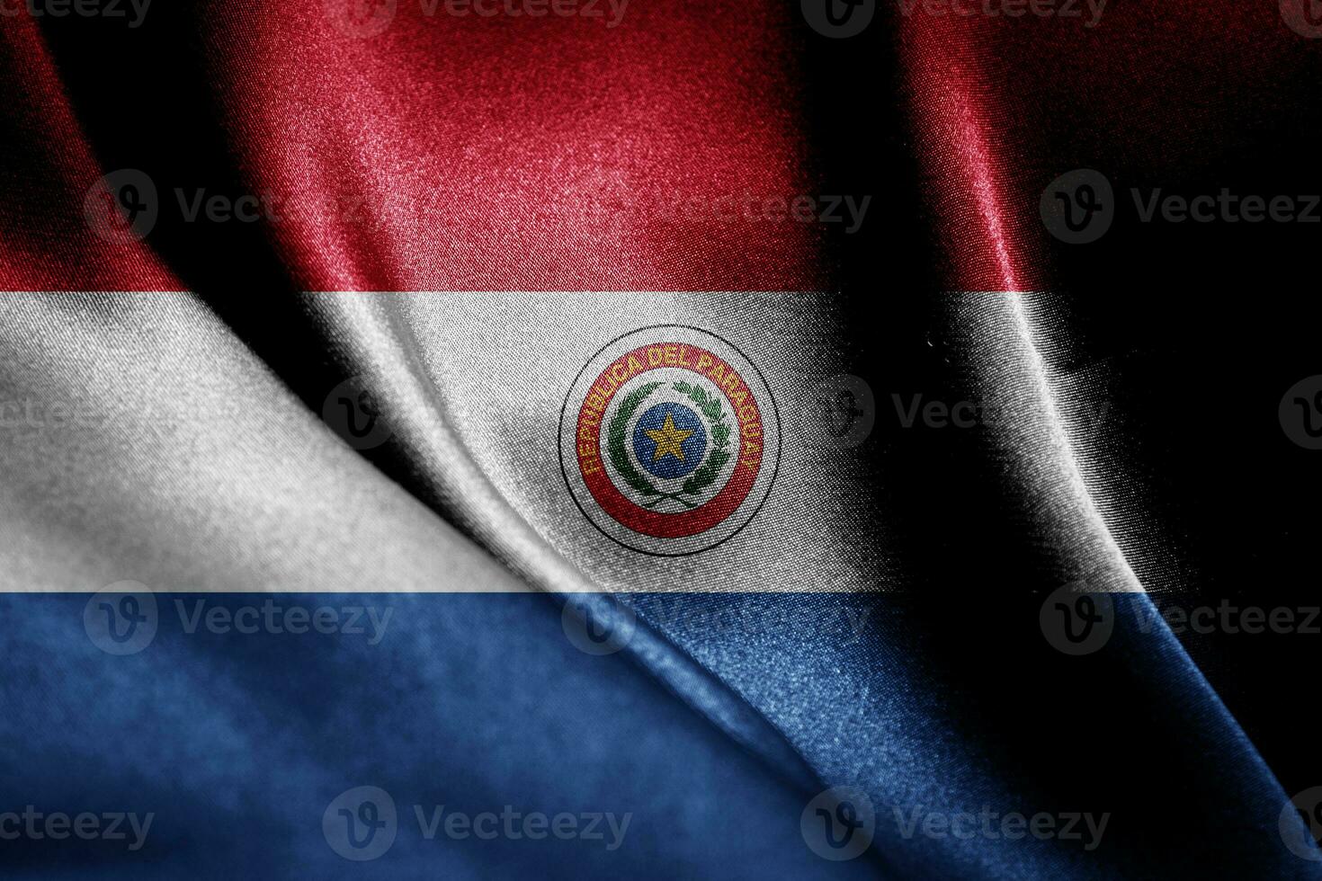 Abstract smooth silk background with the country flag photo