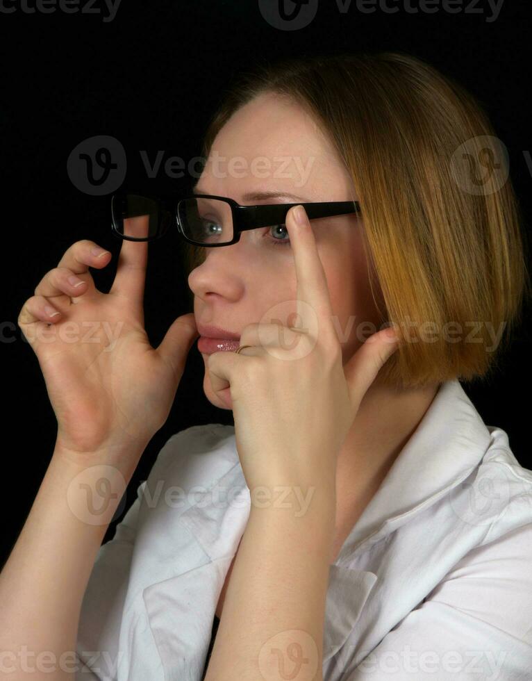 retrato de mujer de negocios foto