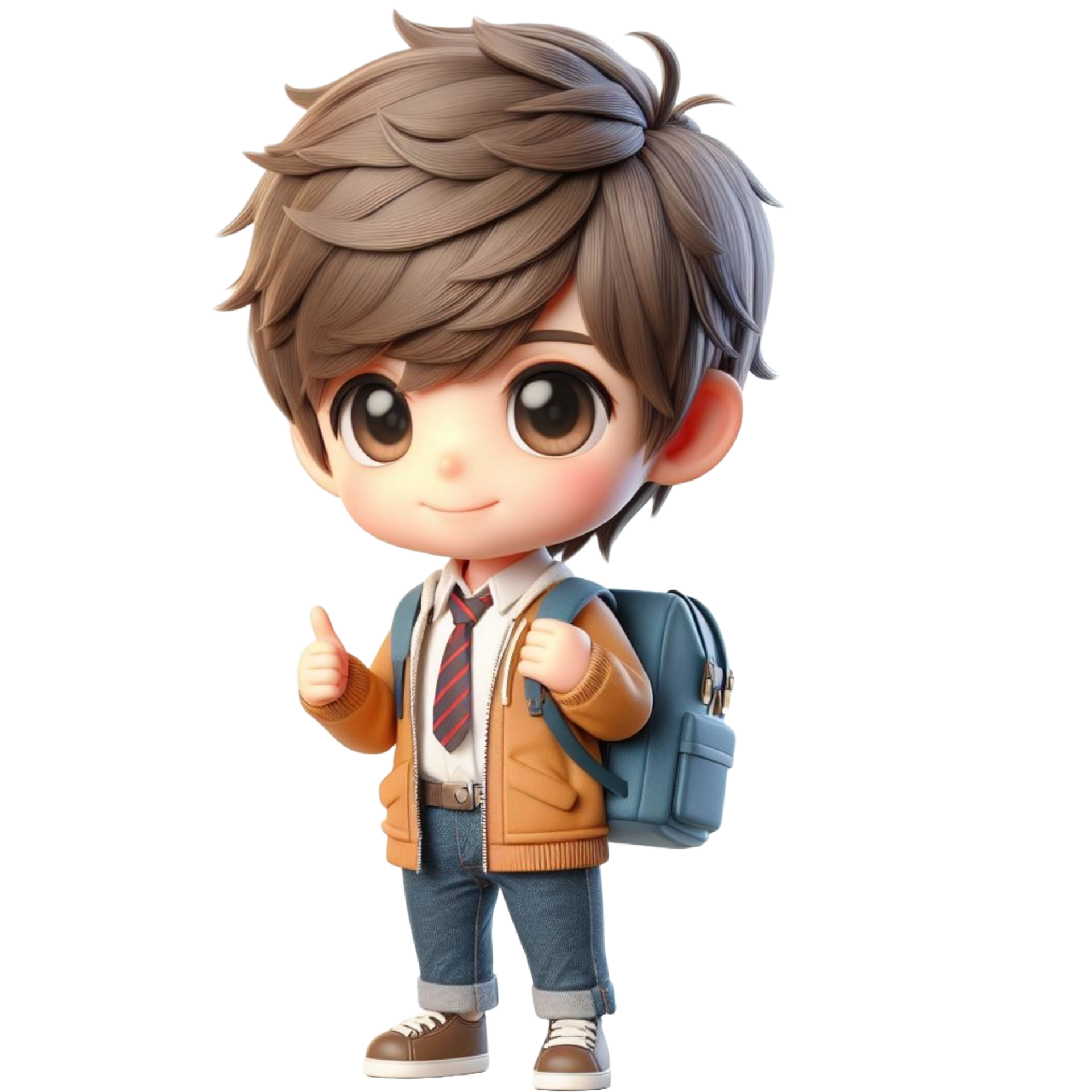 AI generated 3d Cartoon character little boy 36335732 PNG