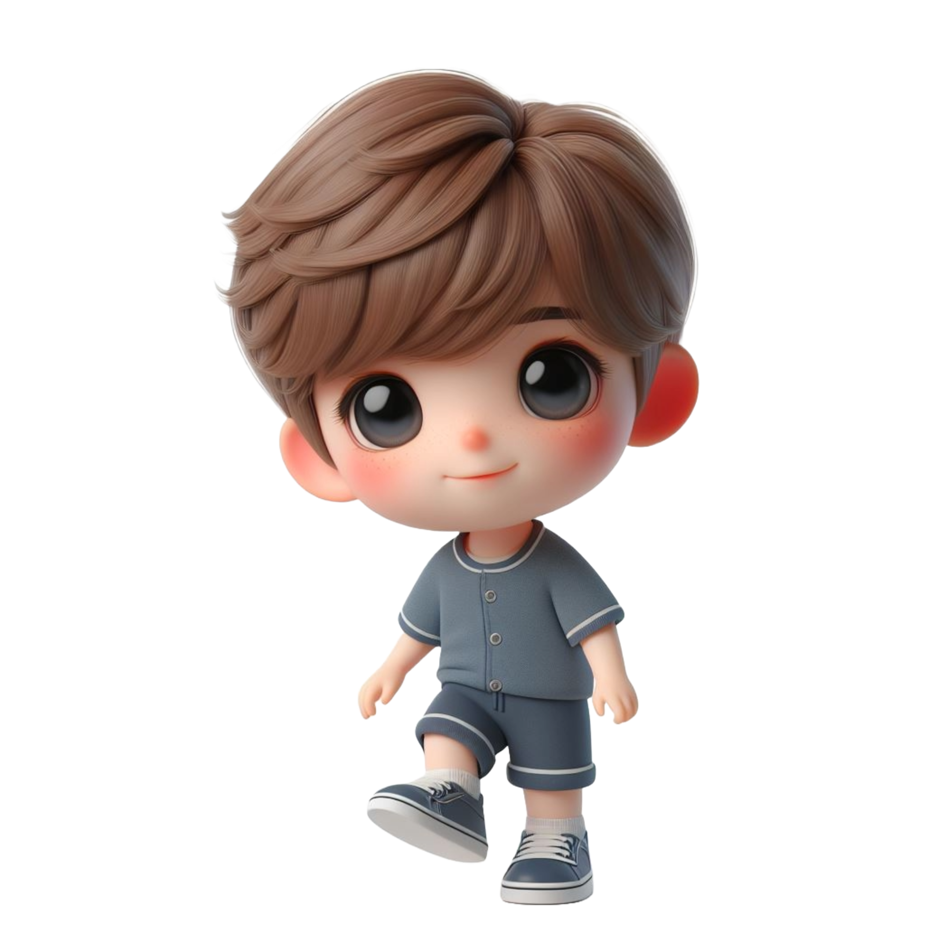 AI generated 3d Cartoon character little boy 36335751 PNG