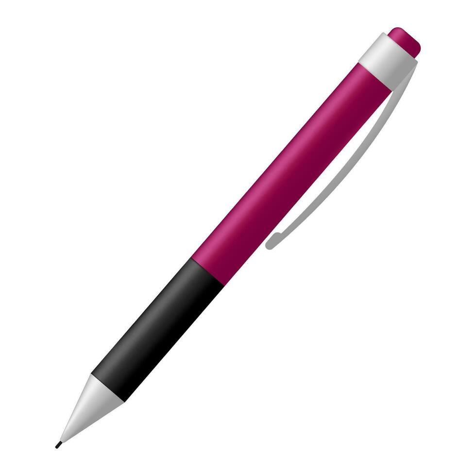 Realistic Mechanical pencil vector