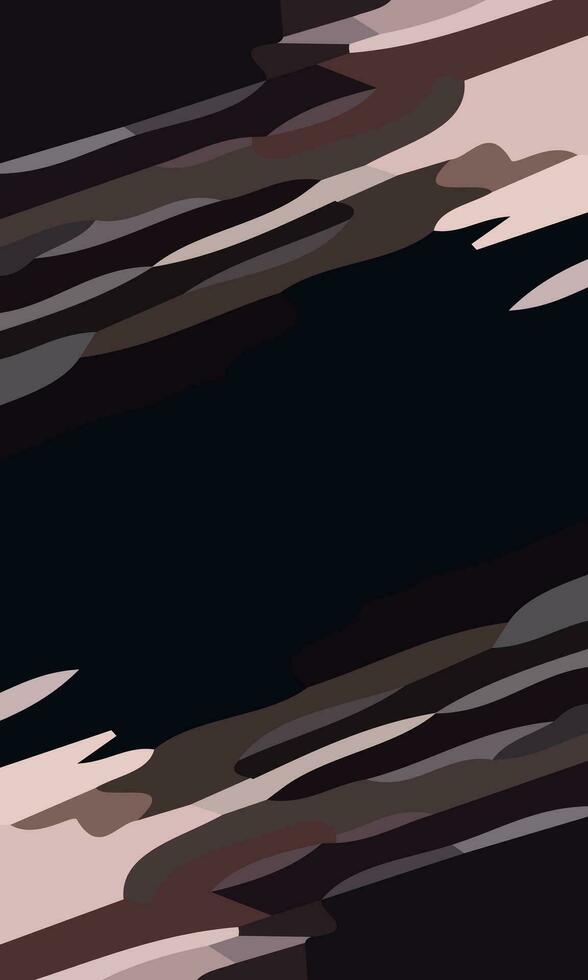 Aesthetic abstract art with a combination of shapes and red colors. Suitable for background and poster vector
