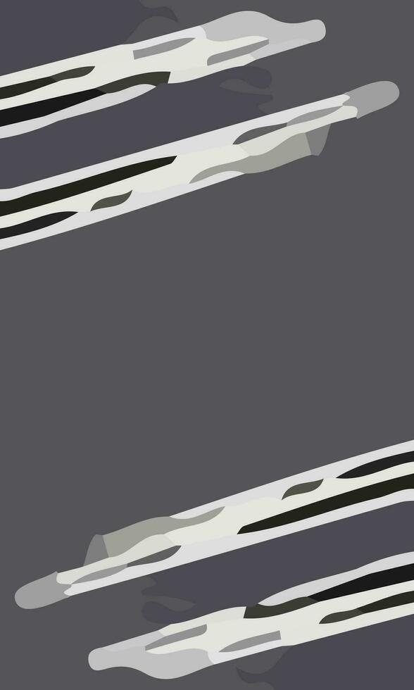 Aesthetic abstract art with a combination of shapes and gray colors. Suitable for background and poster vector