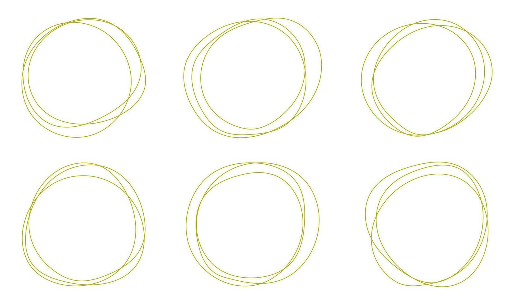 Round geometric wreath, highlighter, template. vector