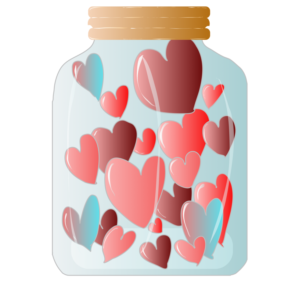 valentine-s-day-hearts-in-a-mason-jar-png-36336295-png
