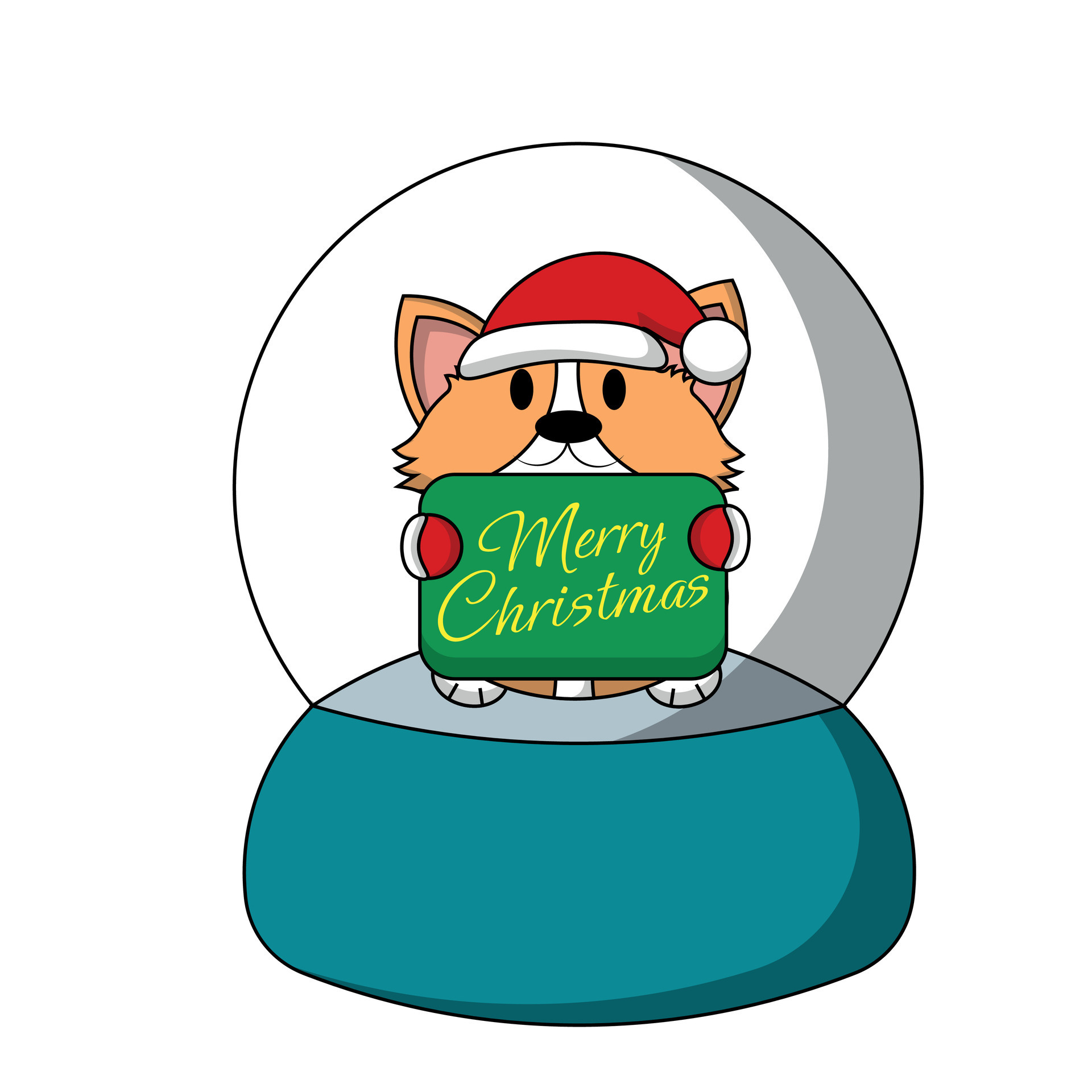 Corgi online snow globe