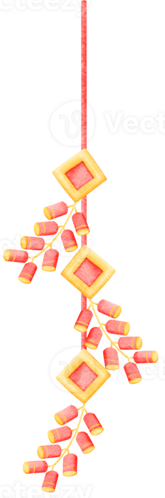 Chinese New Year firecrackers png