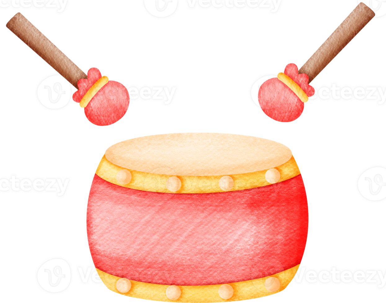 Chinese New Year Drum png