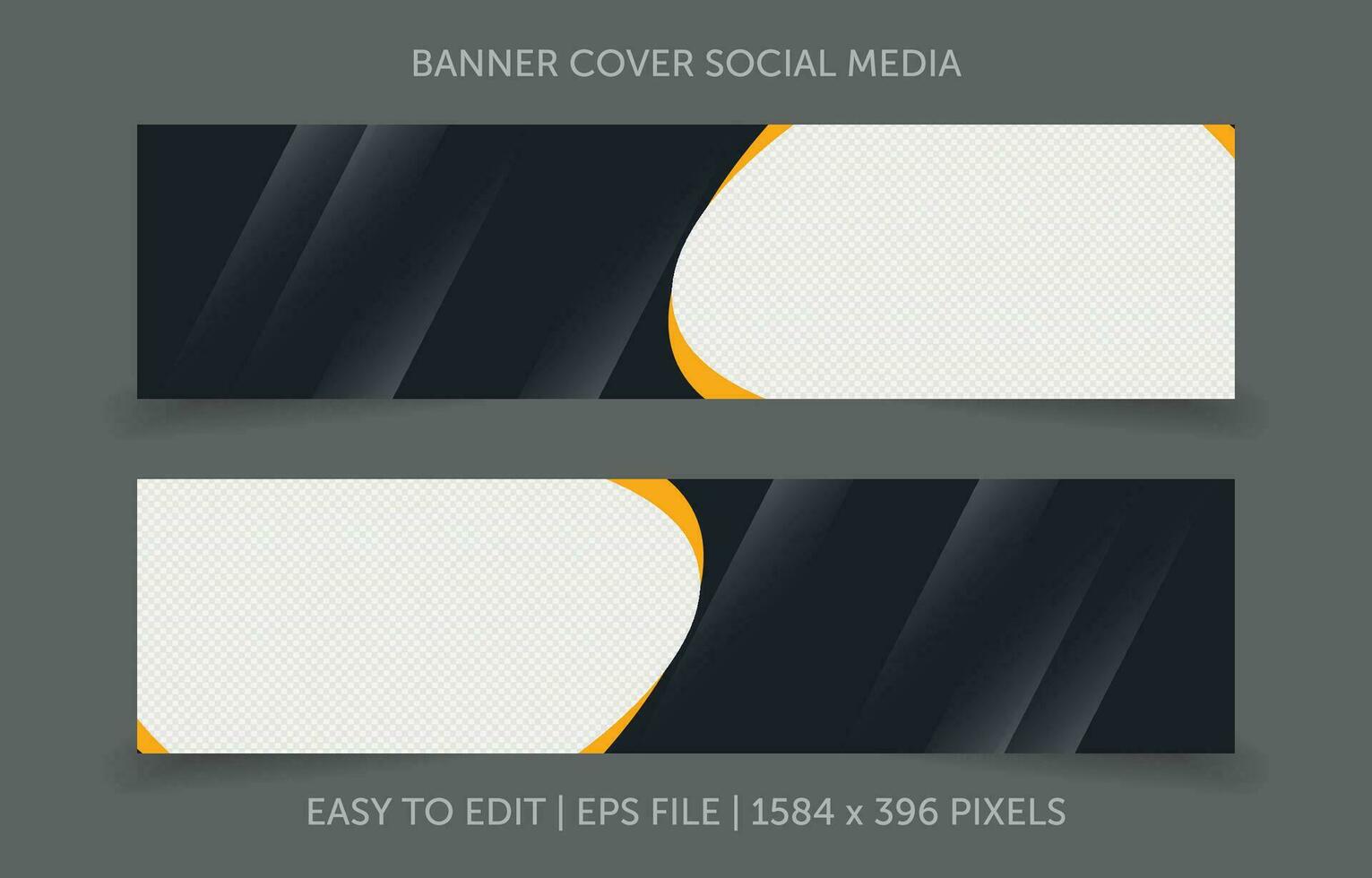 Cover banner promotion abstract background for social media website vector