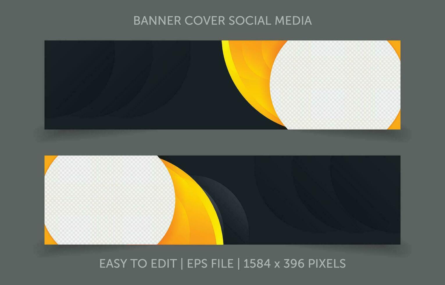 Cover banner promotion abstract background for social media website vector