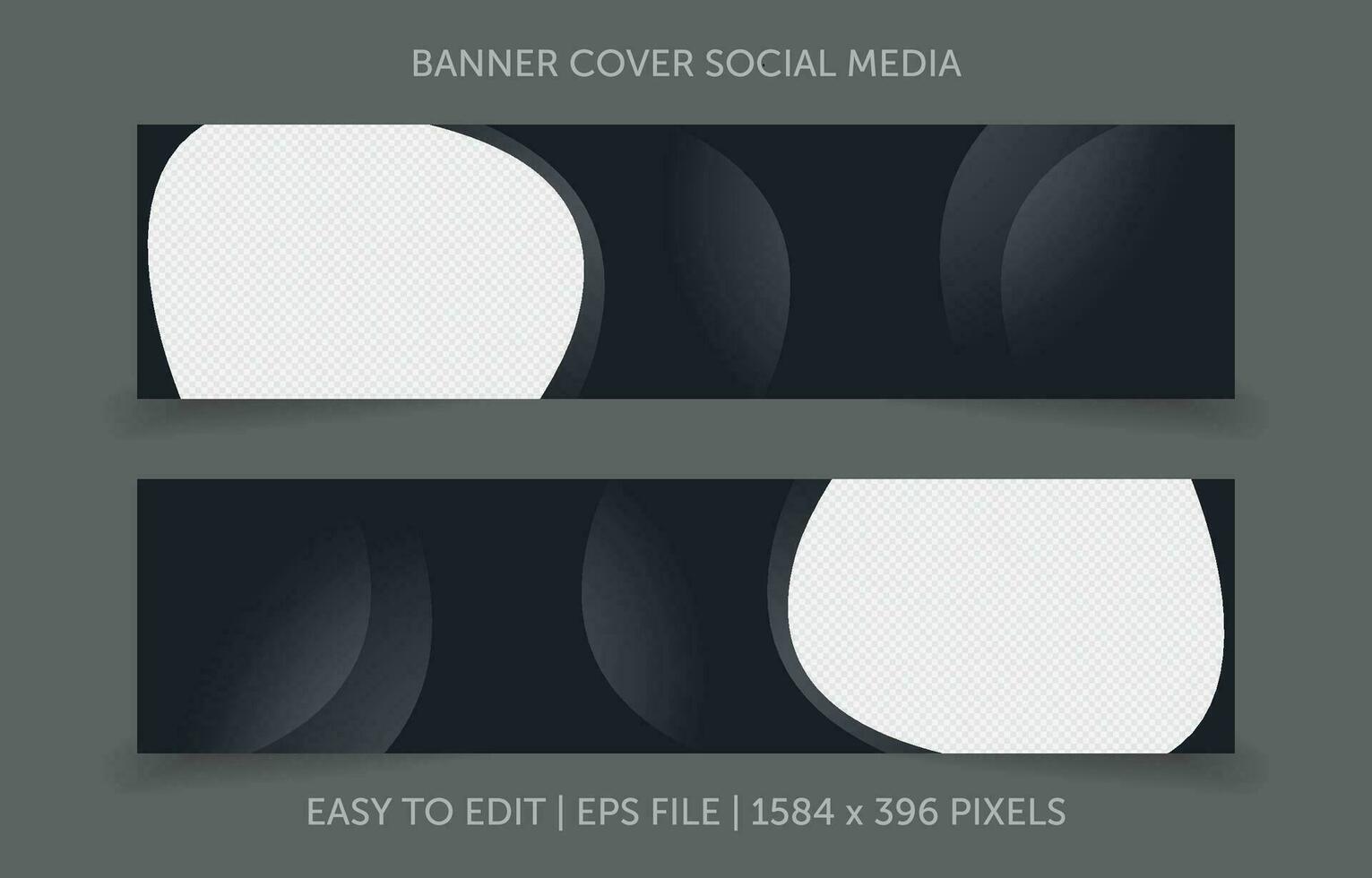 Cover banner promotion abstract background for social media website vector