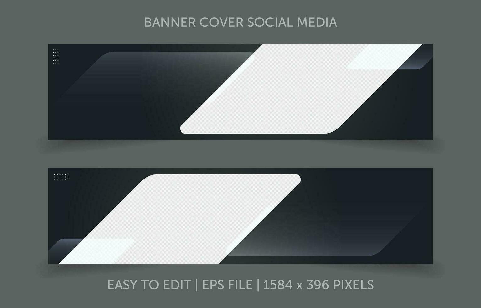 Cover banner promotion abstract background for social media website vector